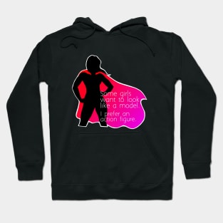 Action Figure Girl Hoodie